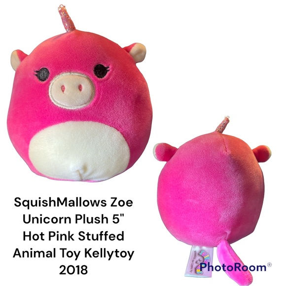 Squishmallows Toys Squishmallows Zoe Unicorn Plush 5 Hot Pink